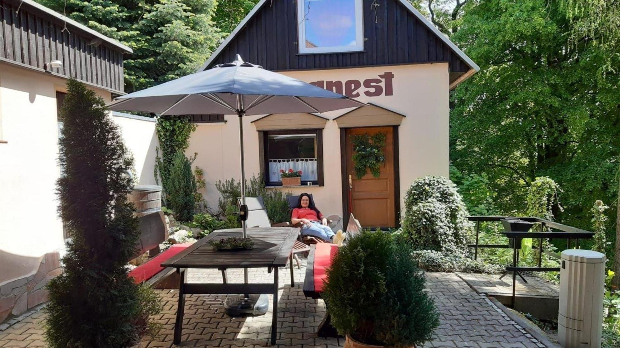 Bergnest Bungalow Bad Gottleuba Exteriör bild